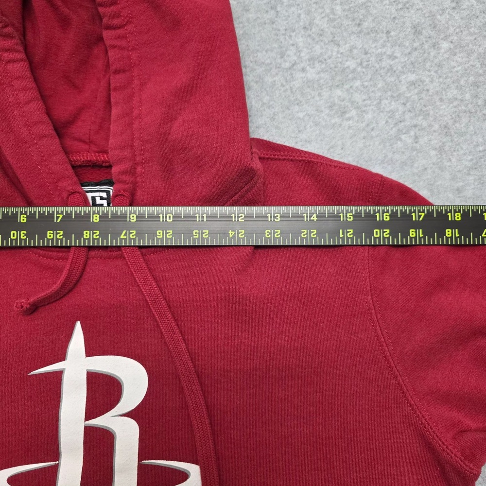 Houston Rockets‎ Red Graphic Hoodie Kids Medium Cotton Polyester Basketball NBA - Picture 8 of 11